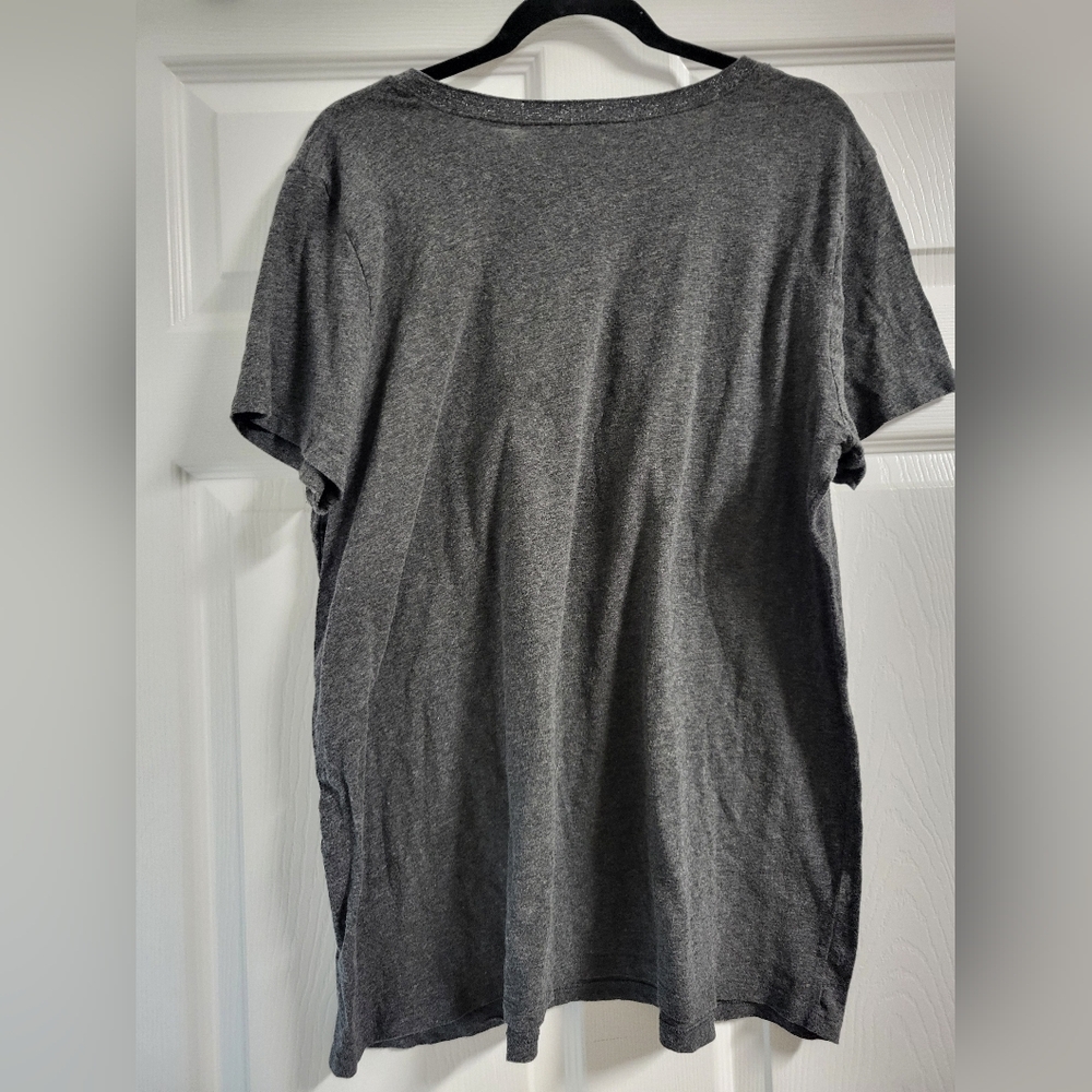 Torrid Womens Super Soft Slub Gray Skull Graphic T-Shirt Size 2 - Picture 4 of 6